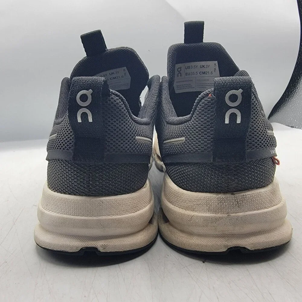 On Cloud Cloudplay Kids 3.5Y Blue Athletic Sneakers School Casual Walking Out_5